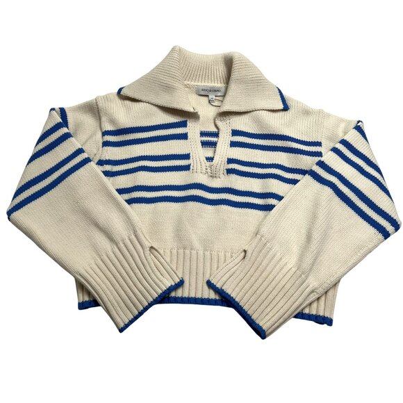 Solid & Striped The Lola Pullover in Marina Blue - Picture 1 of 4